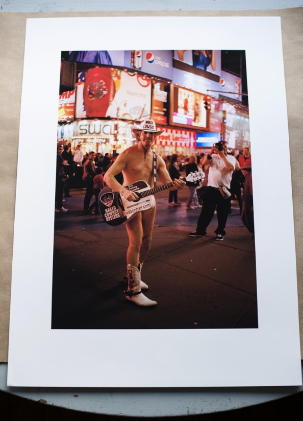 The naked cowboy