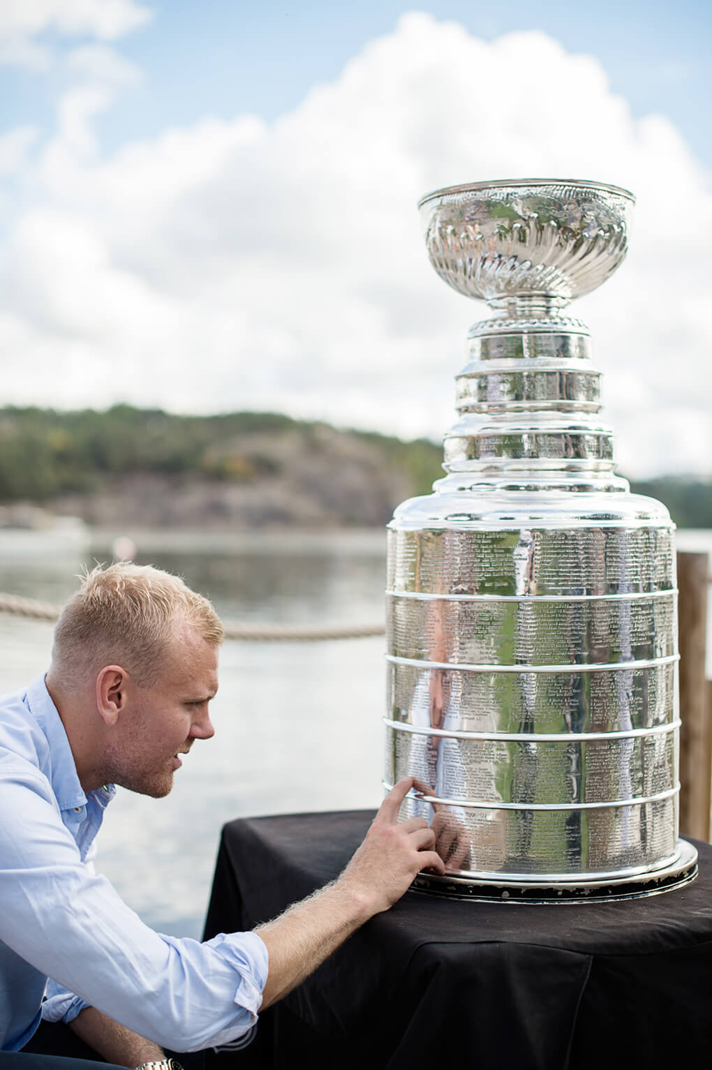 Two legends Patric Hornqvist and Stanley Cup – Kicki Fotograf